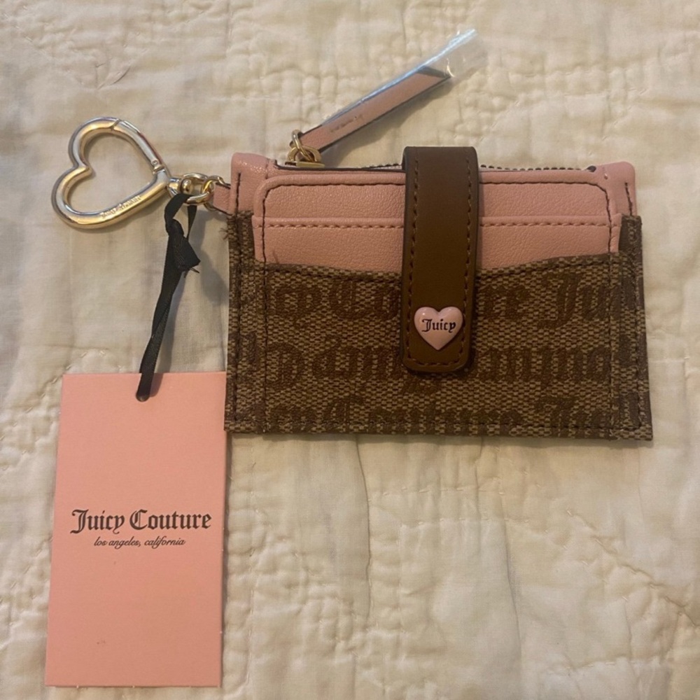 NWT Juicy Couture Faux Leather Wallet/Card Case